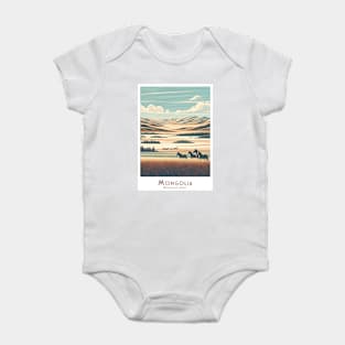 Majestic Mongolia - Monglian Steppe Baby Bodysuit